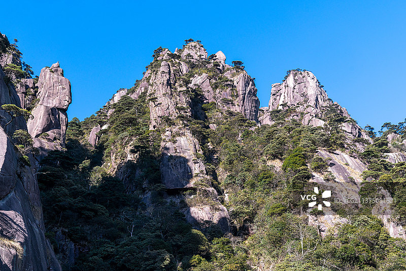 江西上饶三清山南清园景区风光图片素材