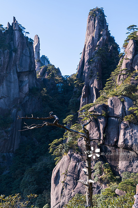 江西上饶三清山南清园景区风光图片素材