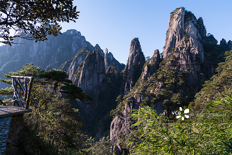 江西上饶三清山南清园景区风光图片素材