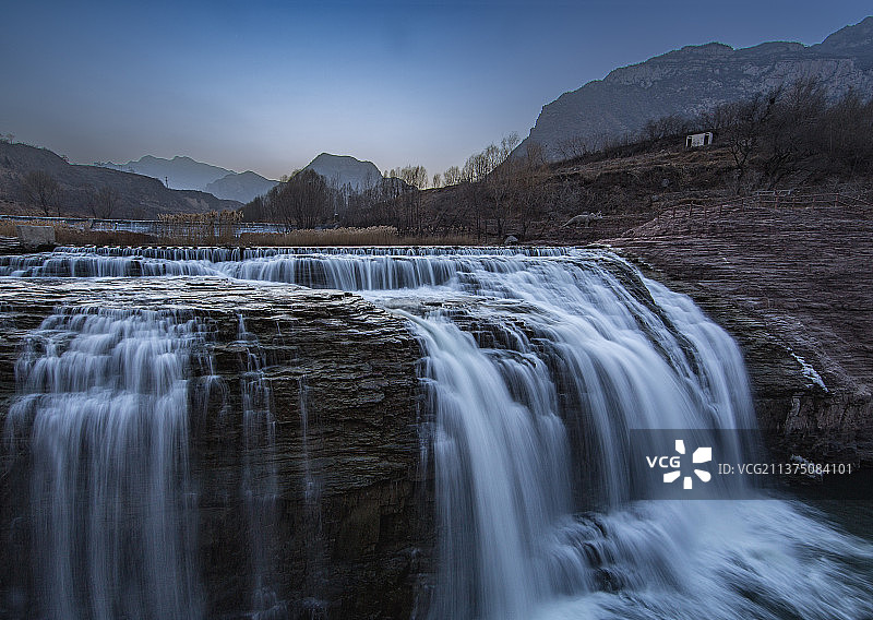 长治风光，漳河，湿地景象。图片素材