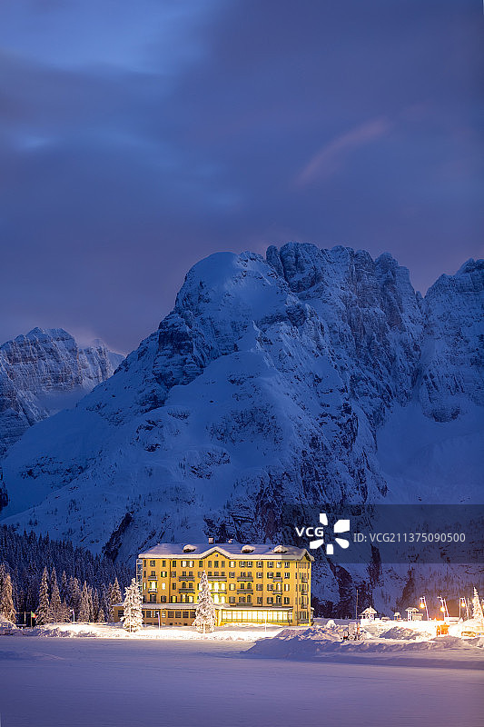 意大利多洛米蒂 科尔蒂纳丹佩佐图片素材