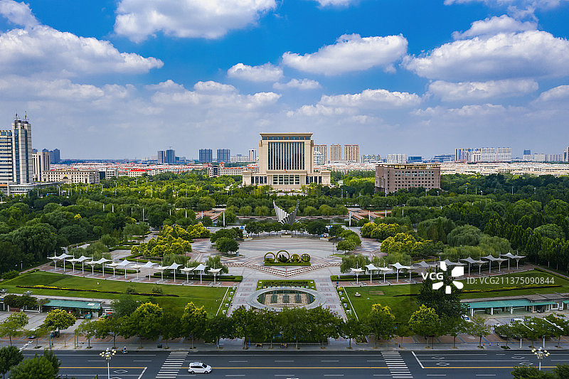 滨州市政府大楼 滨州市政广场图片素材