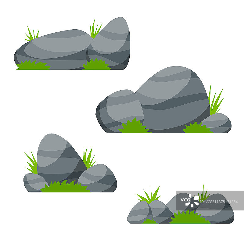 自然风光石头套装图片素材