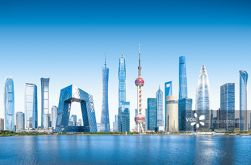 大城市地标建筑风光图片素材