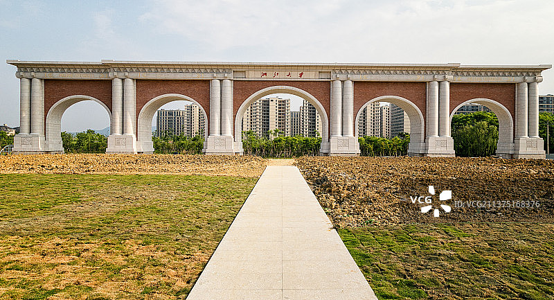 浙江大学紫金港校区建筑风景图片素材