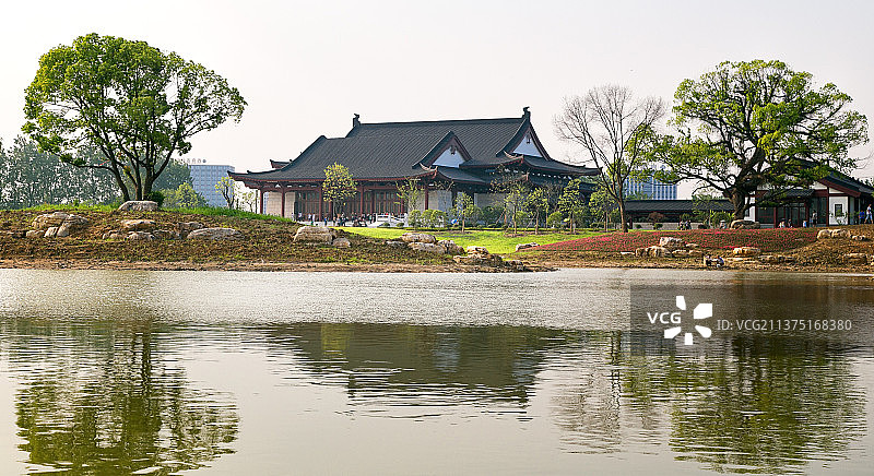浙江大学紫金港校区建筑风景图片素材