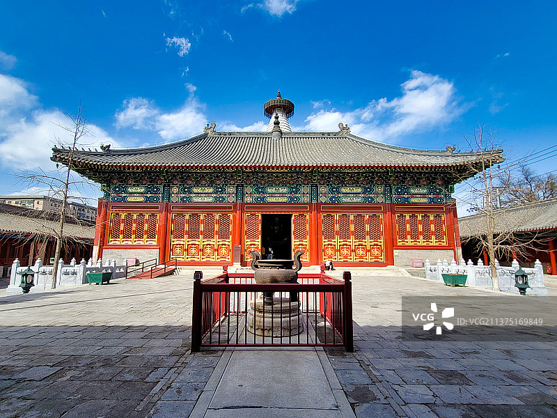 北京白塔寺图片素材