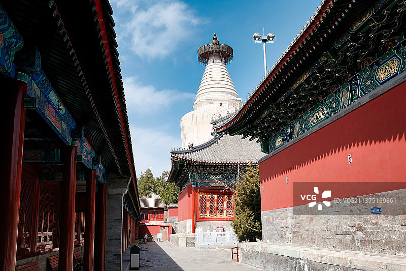 北京白塔寺图片素材