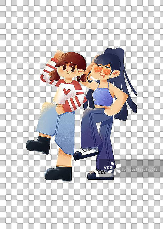 快乐小姐妹图片素材