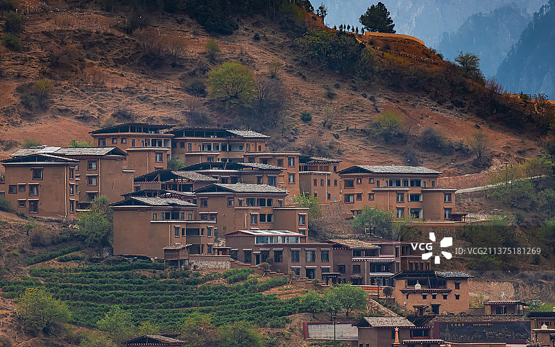 香格里拉巴拉村图片素材