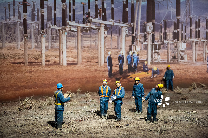 宁夏石嘴山工业遗址老资料图片素材