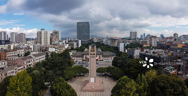 昆明 五华区 胜利广场 人民中路 文庙 云南人民英雄纪念碑图片素材