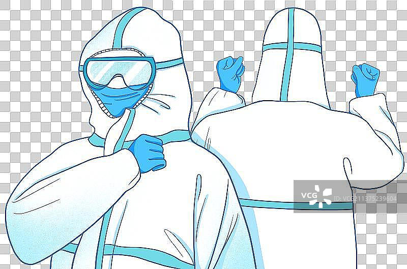 抗疫的医护人员图片素材