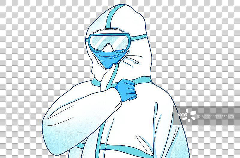 抗疫的医护人员图片素材