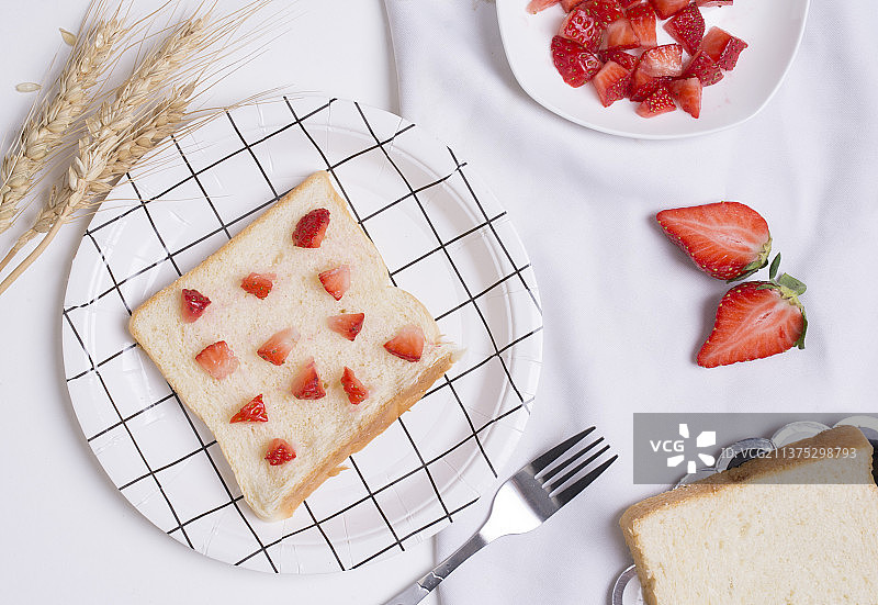 美味的爱心早餐图片素材