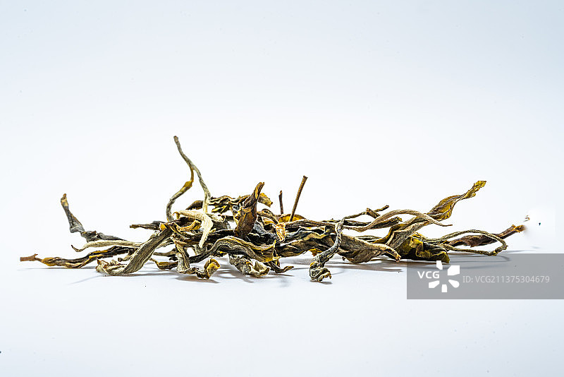 普洱生茶微距拍摄图片素材