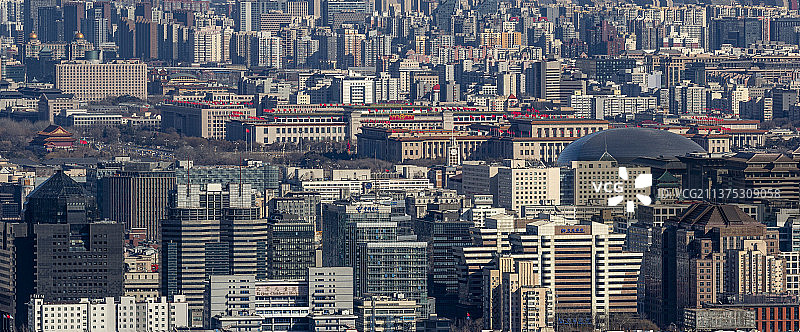 北京天安门金融街图片素材