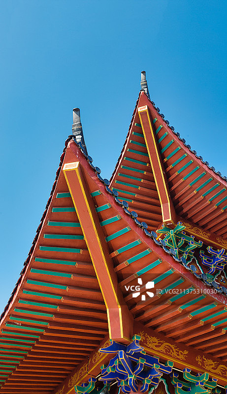 宗教建筑屋檐图片素材