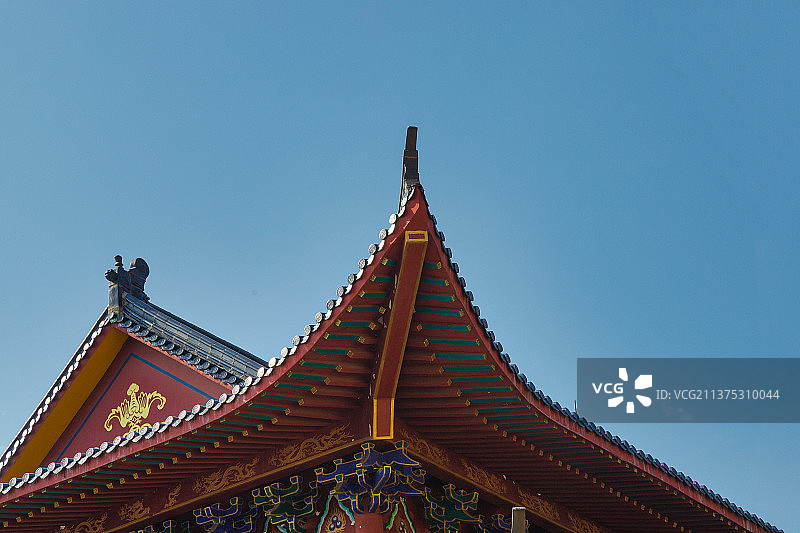 宗教建筑屋檐图片素材