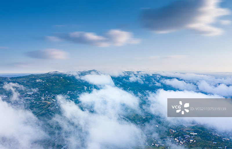 成都龙泉山山脉风光图片素材