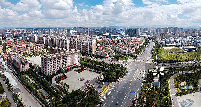 昆明 官渡区 广福路 云南省博物馆 大剧院 文学艺术馆 官渡古镇图片素材