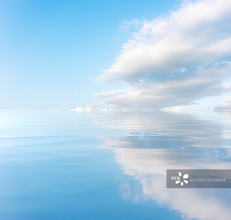 户外云朵自然风光天空大海背景图片图片素材