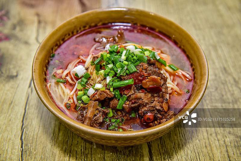 四川省内江市特色美食牛肉面图片素材