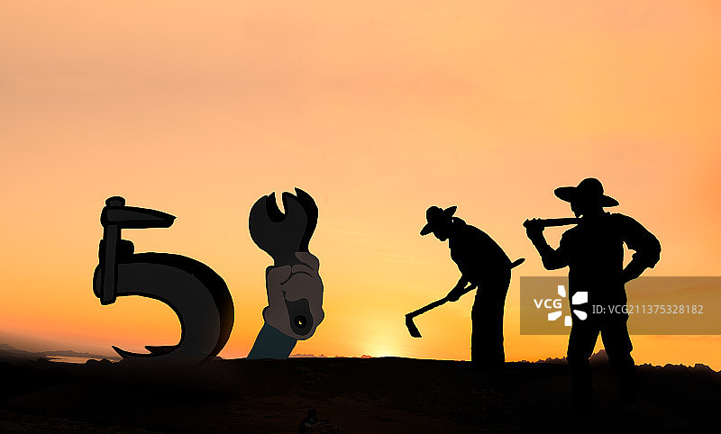 国际劳动节，农民劳动图片素材