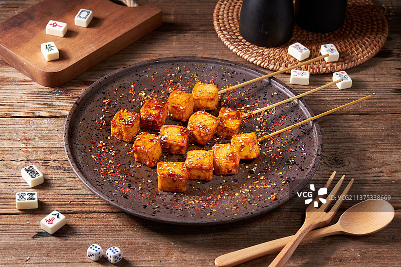 炸鱼豆腐图片素材