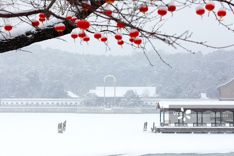 雪容融的冬天图片素材