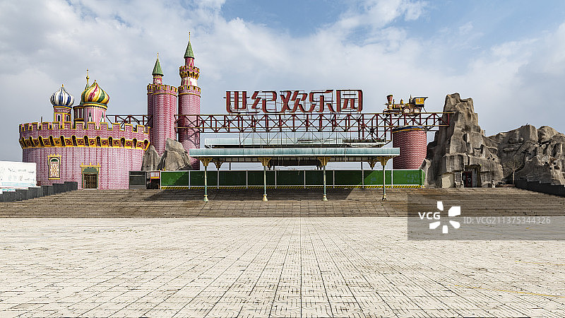 中国河南郑州市世纪欢乐园图片素材