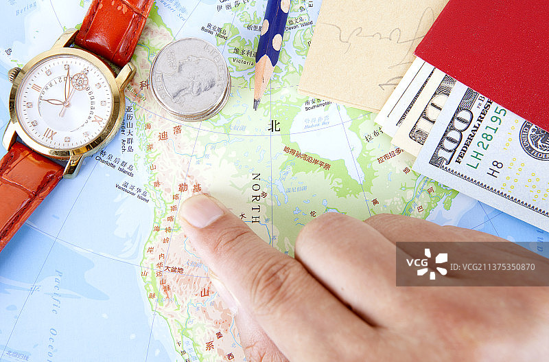 北美旅游计划图片素材