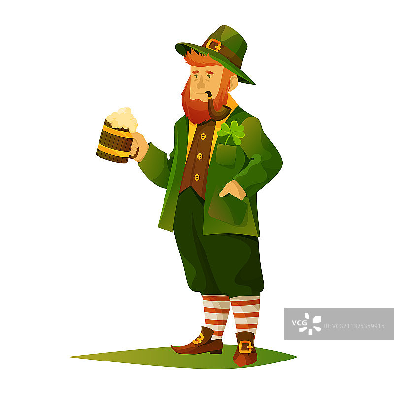 圣帕特里克节人物banner图片素材