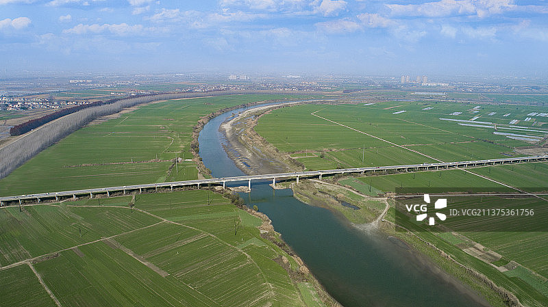 潜江市东荆河大桥图片素材