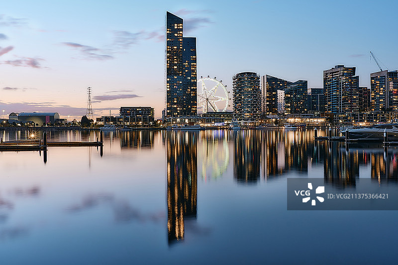 摩天轮城市图片素材