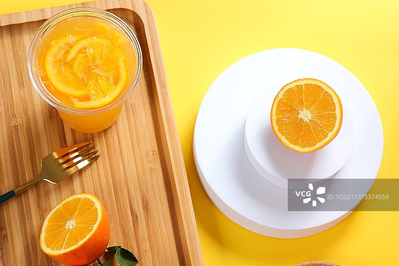橙汁图片素材