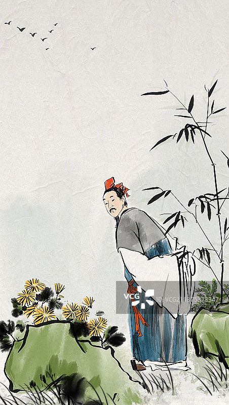 陶渊明图片素材