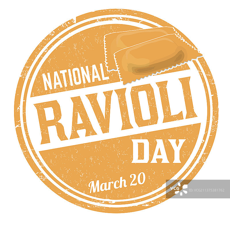 国家饺子日复古橡胶印章图片素材