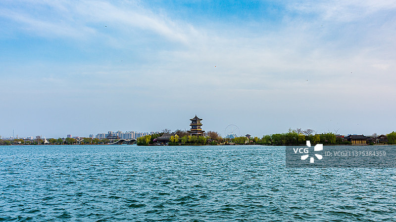 东昌湖春色-22.3-4468图片素材