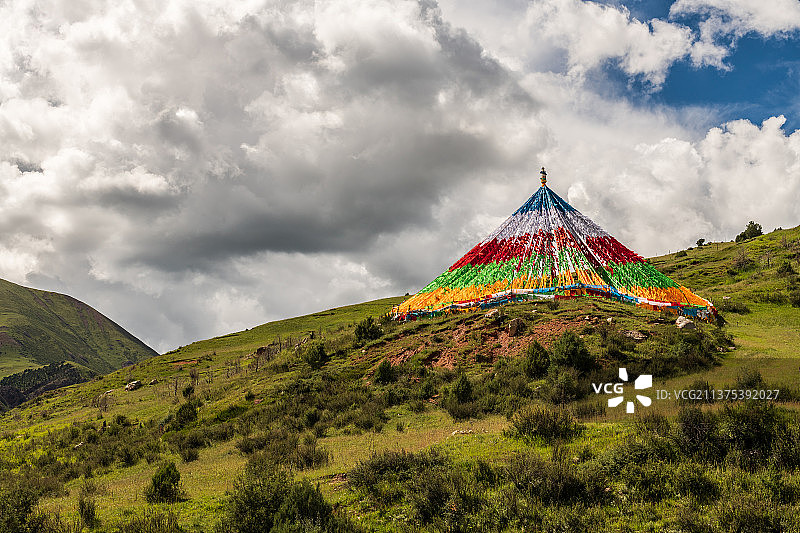 中国青海省玉树州囊谦县高原风光7图片素材