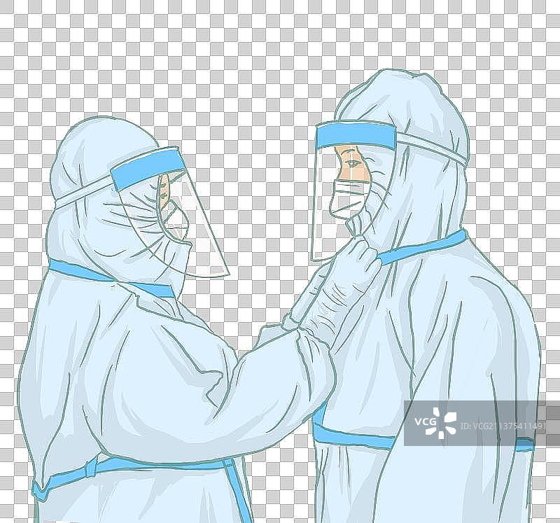 守护白衣天使医务者图片素材