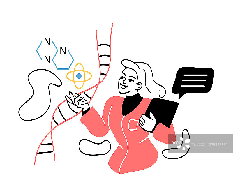 科学家进行科学研究图片素材