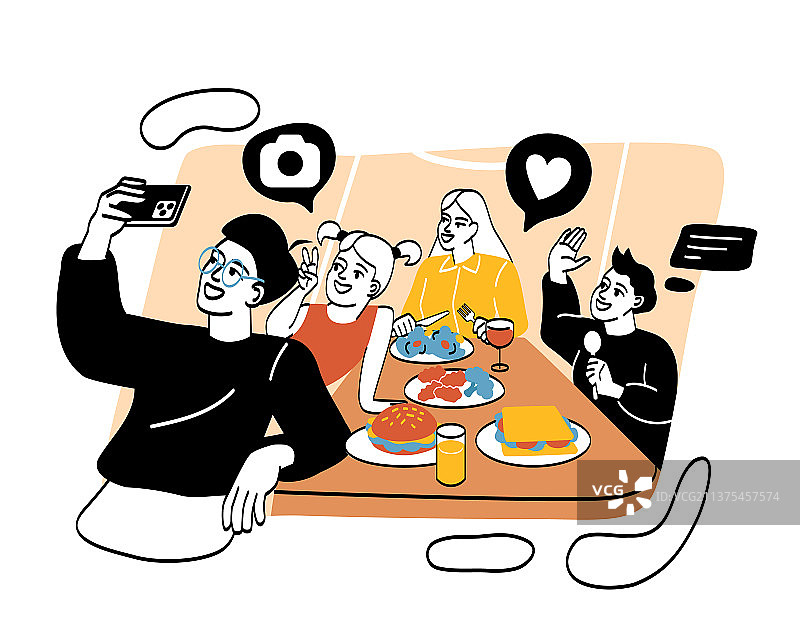 有孩子的幸福家庭抽象概念图片素材