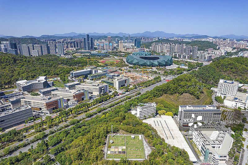 广东省深圳市龙岗区大运中心 深圳大运中心 深圳大运城 龙岗大运中心图片素材