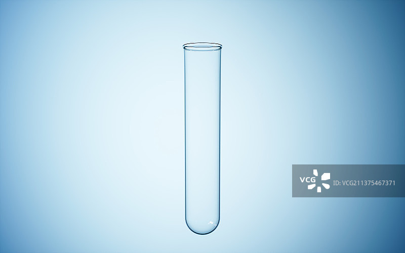 实验室里的试管3D渲染图片素材