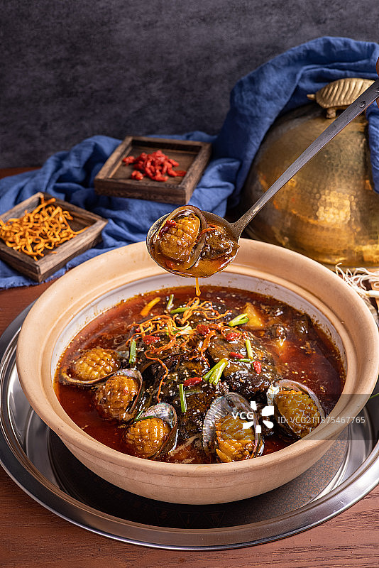 甲鱼炖鲍鱼图片素材