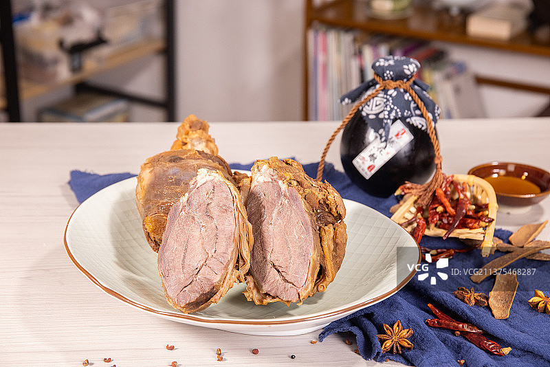 卤味牛腱肉图片素材