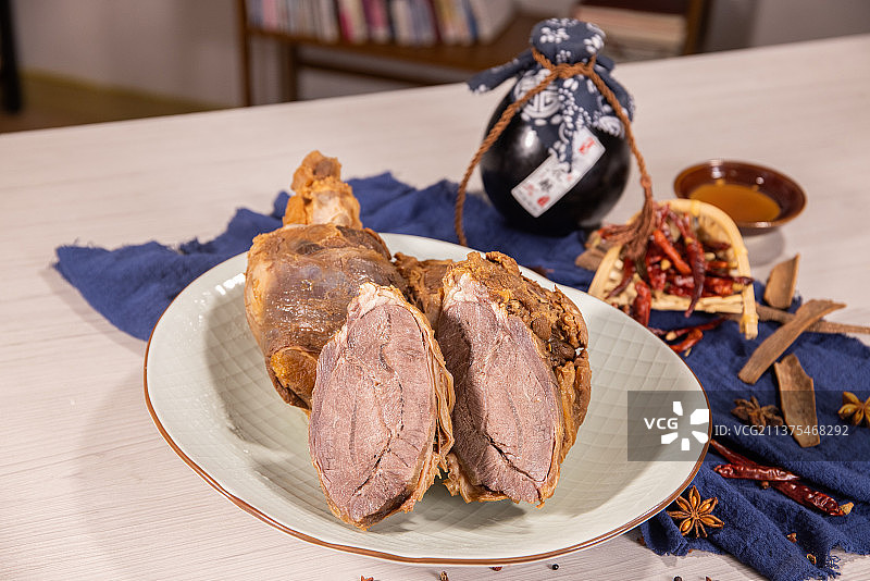 卤味牛腱肉图片素材