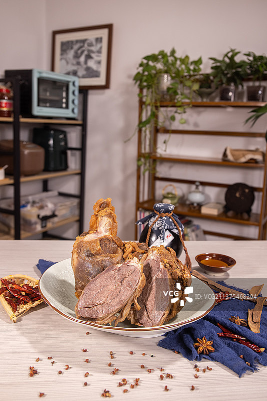 卤味牛腱肉图片素材