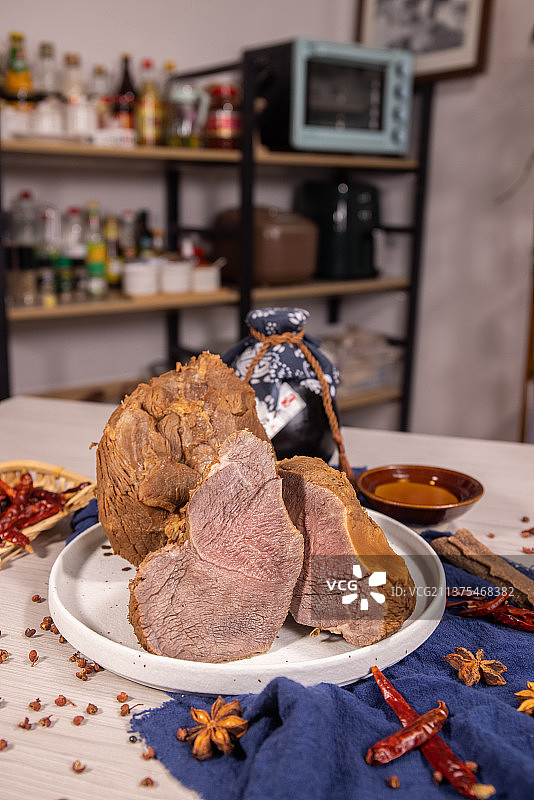 卤味牛腱肉图片素材